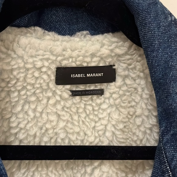 Isabel Marant Jean jacket (white fur inside) never worn! - Picture 2 of 5